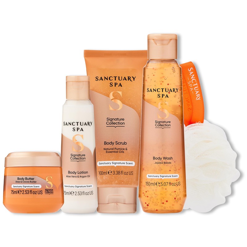 Sanctuary Spa Signature Treats Gift Set, Vegan, Gift For Women,