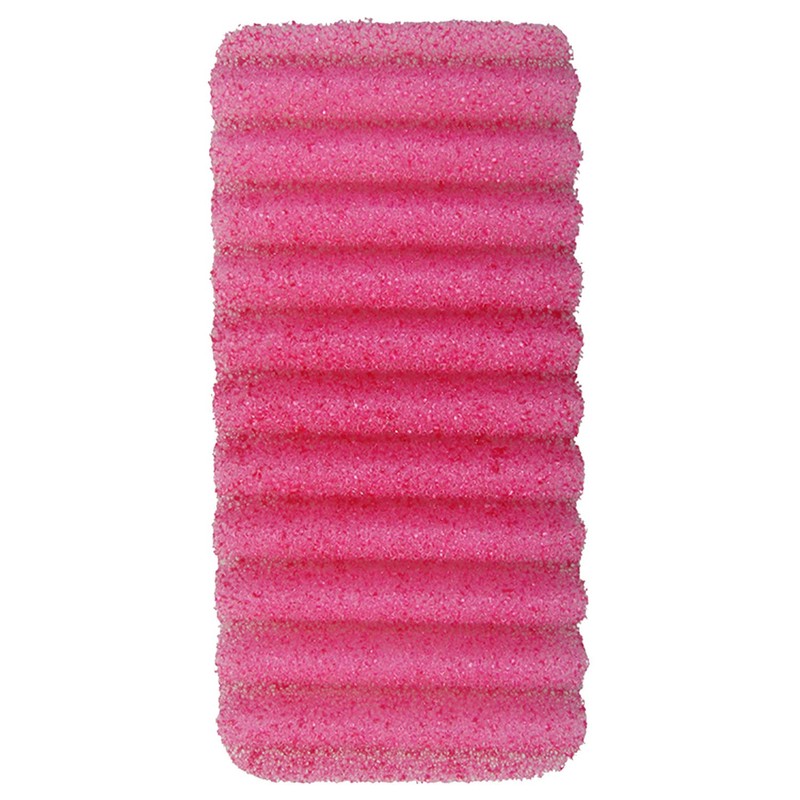 Aisen Durable Knurled Kitchen Sponge with Edges GIZA Pink Antibacterial