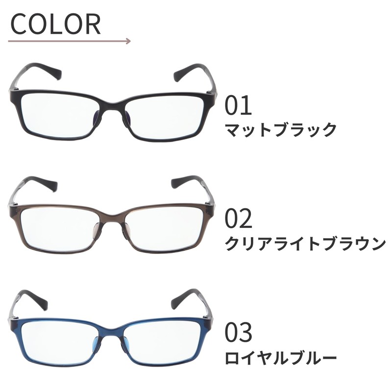 [MIDI BLOOM] 老眼鏡 メンズ おしゃれ お洒落 ブルーライトカット ブルーライト 0.5度 0.5