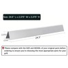 Leship 24.5" Flavorizer Bars Replace for Weber 7539 7540, Weber