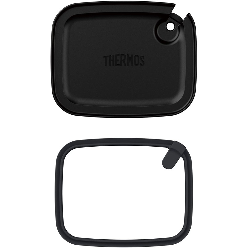 THERMOS My Food Container Square Type 600ml Black KC-SA600 BK