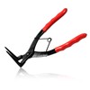 LEONTOOL Long Snap Ring Pliers for Holes, 90° Bent, Curved