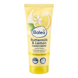 Balea [International Direct Shipping] Balea Hand Cream Buttermilk & Lemon 100ml / [해외직배송] 발레아 핸드크림 버터밀크 앤 레몬 100ml