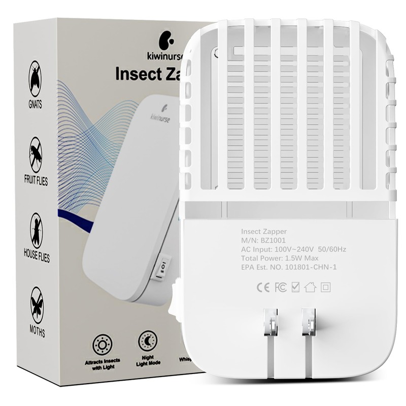 Kiwinurse Bug Zapper Indoor Plug in - 3000V Fly Zapper