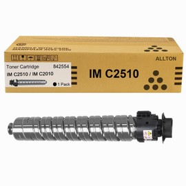 Allton IMC2510 IM C2510 High Yield Black Toner Cartridge 842554 Toner Cartridge Replacement for Ricoh IM C2510 IM C2010 Color Laser Multifunction Printer(1 Pack,Black)