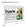 DIMSEOIUS Uncle Picture Frame Gifts from Niece Nephew, Funcle Definition