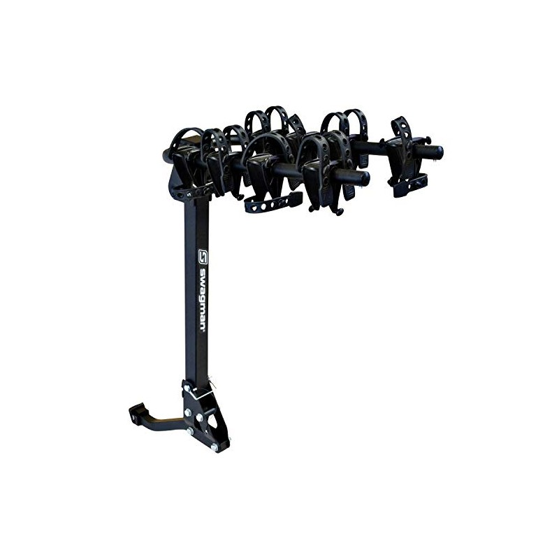 Swagman Trailhead 4 Folding Hitch Mount Bike Rack, Black, Medium