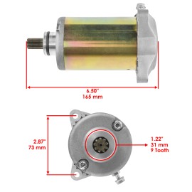 Caltric Starter for Suzuki TU250X TU250 Tu 250X Tu 250 2009 2010 2011 2012 2013-2019