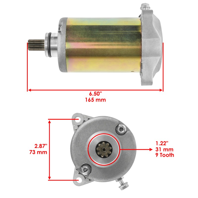 Caltric Starter for Suzuki TU250X TU250 Tu 250X Tu 250