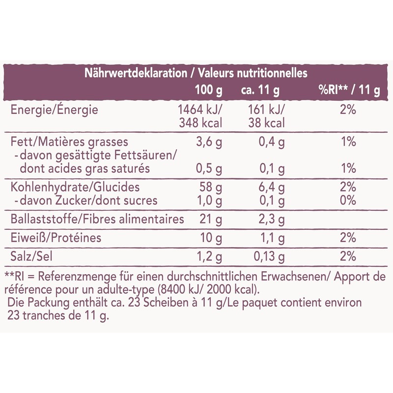 Wasa Selection Chia & Sea Salt, 1 x 245 g