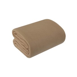 Fleece Throw Blankets for Bed, Couch, Sofa 50x60”, Standard- Ultra-Soft, Warm Microfiber Plush Blanket for Home & Outdoor Use- Decorative Comfy Throw Blanket- Breathable, All-Season Throw (Beige)