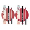 Lápiz Labial 3d Despegable - Mate Para Maquillaje Color 2pz