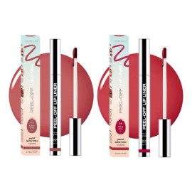Lápiz Labial 3d Despegable - Mate Para Maquillaje Color 2pz Color 0306