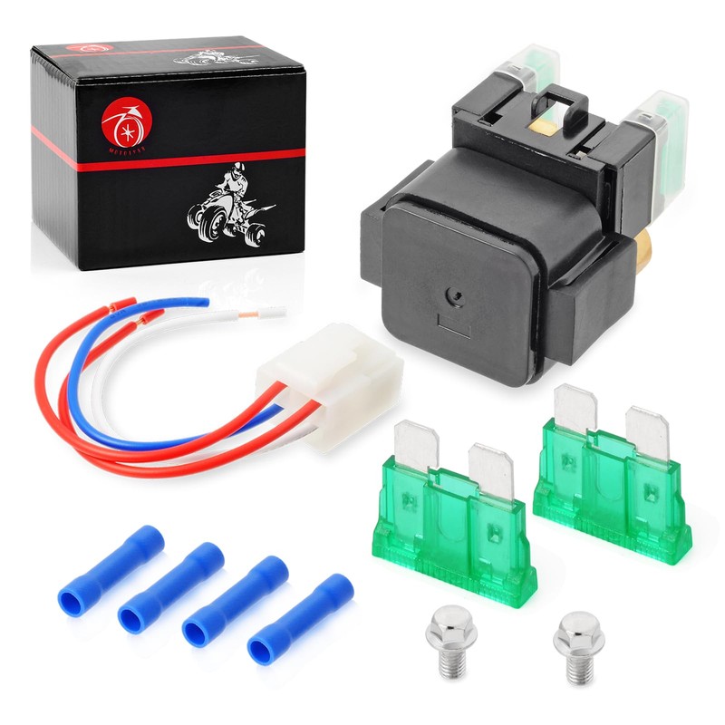 Starter Solenoid Relay M-B & Plug For Yamaha Road Stars