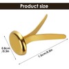 100PCS Brads Paper Fasteners Brass Brads Round Fasteners Mini Metal