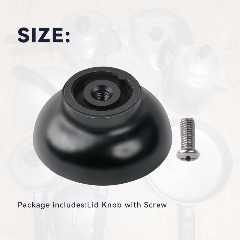 Ciuouient Lid Knob Replacement/Cookware Pot Knob(1PCS Cover knob with Screw)