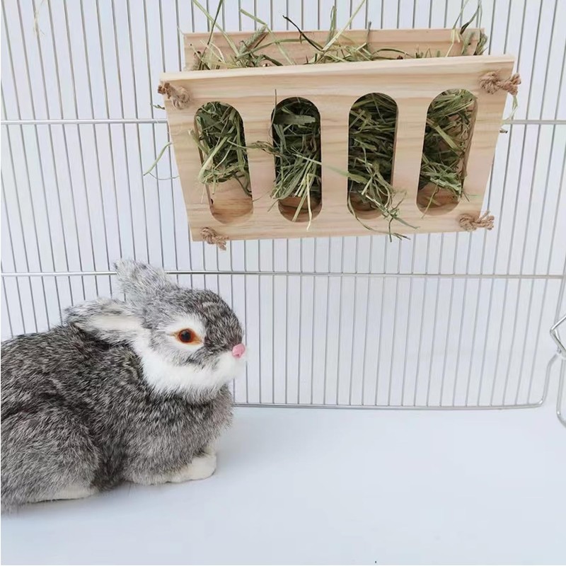 Rabbit Rabbits Meadow Container Hay Rack Food Bowl Rabbits Timothy