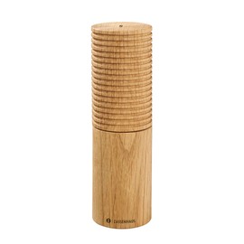 Zassenhaus Macinasale HUSUM in rovere, macinasale regolabile in modo continuo ad alte prestazioni, macina spezie per pepe, sale ed erbe aromatiche, 18 cm
