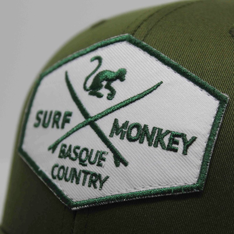 SURF MONKEY Trucker Cap 6P Curved Visor Adjustable Snapback Cap