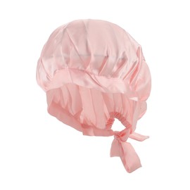 SAFIGLE Imitated Silk Sleep Hat for Women Creative Hair Wrap with Ribbon for Housework and Sleeping Lightweight for Long Hair