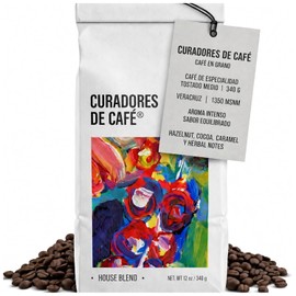 Cafe de Especialidad en Grano Entero 340 g de Veracruz Tostado Medio Aroma Intenso Sabor Equilibrado Cafe Puro 100% para Cafetera y Filtro Cuerpo Medio Perfil Avellana Cacao Caramelo y Notas Herbales
