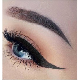 Liquid Eyeliner Pen, Long-Lasting Eye Liner Pencils for Eye Makeup, Pigmented Water-proof colorful Eyeliner Liquid Liner Pencil (Black)