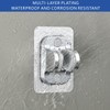 Voolan Self-Adhesive Shower Holder - Adjustable Waterproof Holder for Handheld