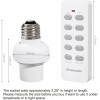DEWENWILS Remote Control Bulb Socket Wireless Light Switch Kit E26
