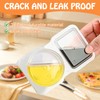 8Pcs Reusable Snack Containers, Double Compartment Snack Pot, Reusable Snack