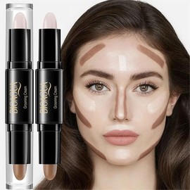 High Quality Professional Makeup Base Foundation Cream for Face Concealer Contouring for Face Bronzer Beauty Women's Cosmetics Flawless Bronzing Smooth Coverage