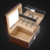 Bald Eagle Cedar Cigar Humidors with Hygrometer, Handcrafted Cigar Box
