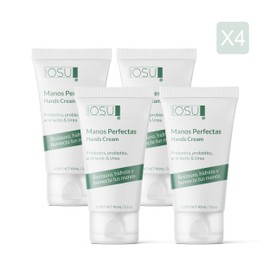 iOSU Crema Manos Perfectas -Reparadora con prebióticos y probióticos - Restaura, Hidrata y Humecta tus manos