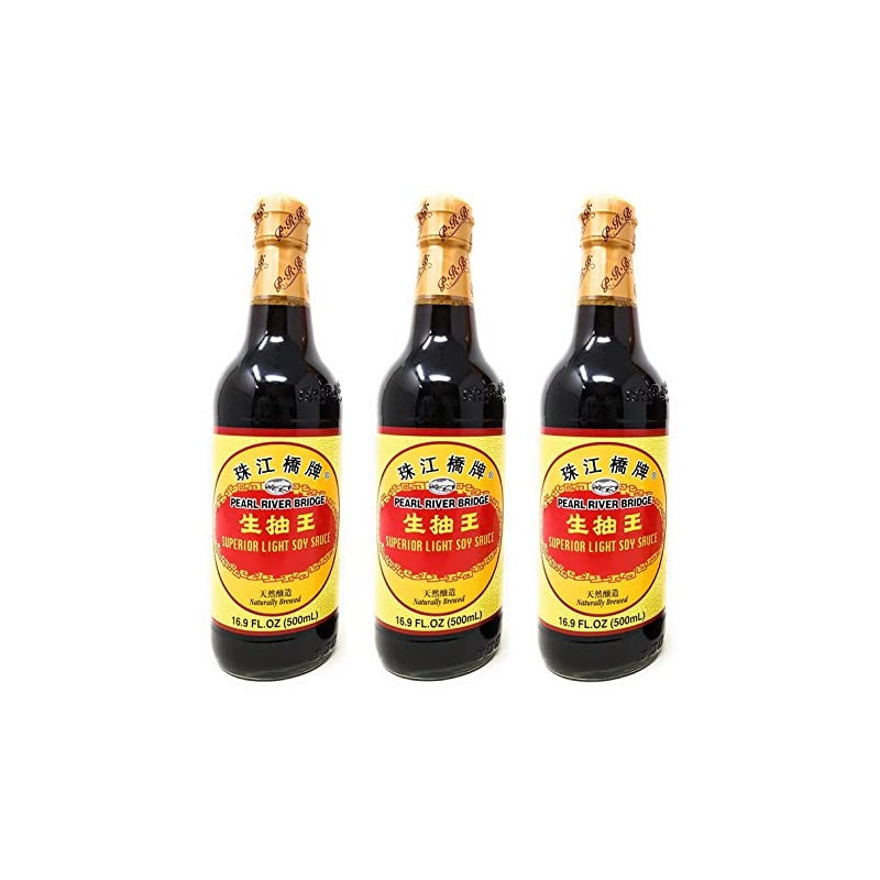 Pearl River Bridge Golden Label Superior Light Soy Sauce, Plastic