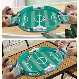 Tabletop Football Game Set, Mini Table Soccer Game with 6 Footballs Desktop Interactive Soccer Game Toy Worlds Cup Gift Christmas Birthday Family Party Game for Kids Adults(M)