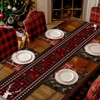 Christmas Placemats Set of 4, Classic Snowman and Christmas Tree