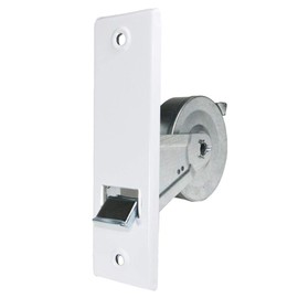 Roller shutter belt winder 135 mm hole spacing (screw) with metal trim set inlet winder