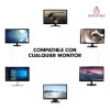 Importeek 5pz Cable Fuente Poder Corriente Monitor Computadora Pc Cpu