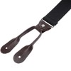 [DeeRace] Men's Button End Suspender - Adjustable Elastic Y-Shaped Tuxedo