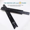 Full Extension Less Noise Drawer Slides 12 Inches, Drawer Slide