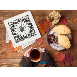 handrong Tea Box Tea Bag Organizer Wooden Tea Bag Holder Modern Tea Chest with 9 Compartments and Glass Cover for Home Tea Parties and Gift