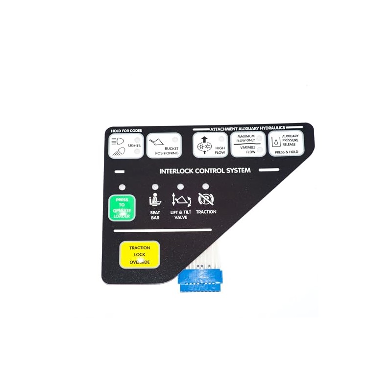 Skid steer loader left instrument panel 6675982-A For replacing the