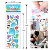 3D Stickers for Children, Dino Butterfly Letter Ocean Fish Stickers