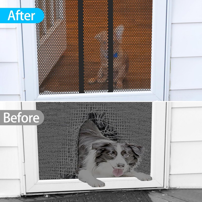 Kessainely RV Entry Screen Door Grille,Upgraded Adjustable 16-31 in Width,