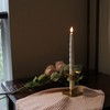 Rhytsing 9.6" White Flameless Twisted Taper Candles with Timer, Battery