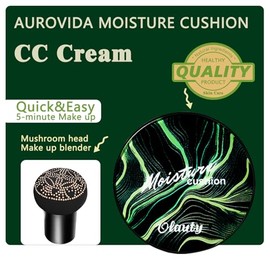 Base De Maquillaje Moisture Cushion Cc Cream Para Pieles Maduras - Corrector Bb Impecable Con Efecto Hongo Air Cushion Cc De Larga Duración Y Resistente Al Agua Crema De Maquillaje