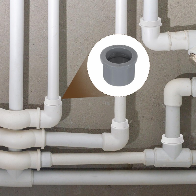 sourcing map 10 Pcs PVC DWV Reducer Bushing 3/4" x