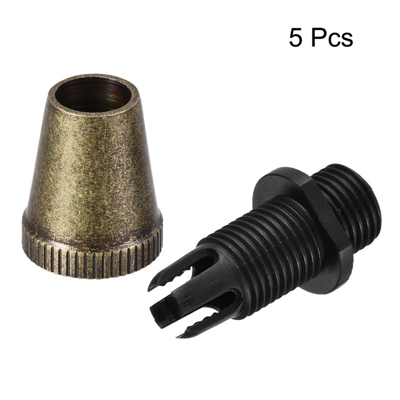 sourcing map Cable Glands Strain Relief Cord Connector Grips Metal