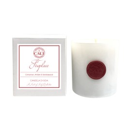 Fireplace - Cinnamon and Amber 9 oz Soy Candle - Scents of Sicily Collection
