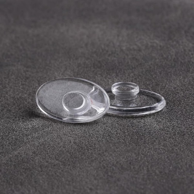5 Pairs Eyeglasses Nose Pads,Push-in Glasses Nosepads,13mm Soft Silicone Nose