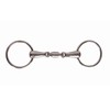 JP Korsteel Stainless Steel Oval Link Loose Ring Snaffle Bit,